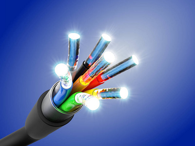 光纤电缆 连接世界的数字脉络